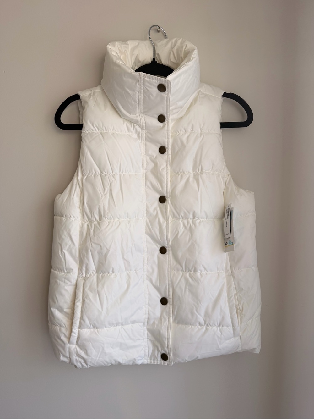 Old navy white vest M
